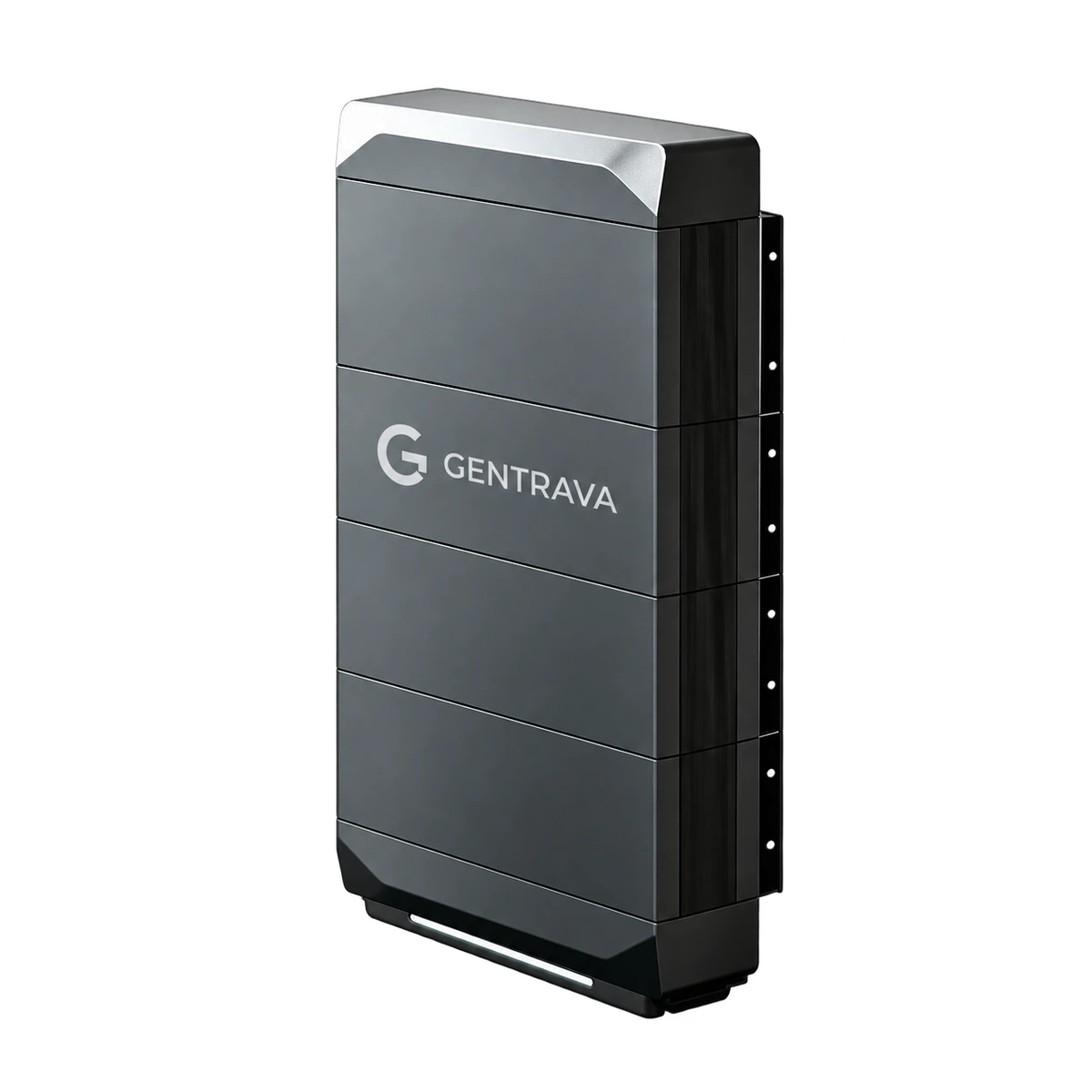 Floor-standing battery with illustrative Gentrava branding